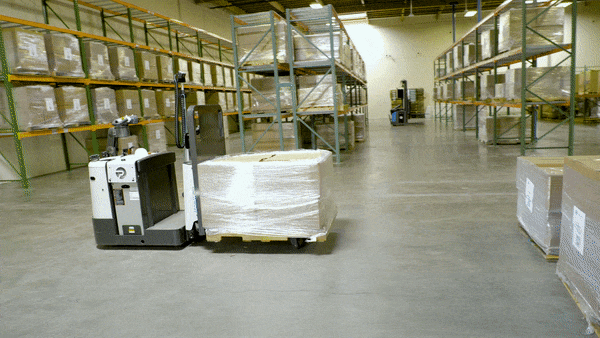 Transport of stock on warehouse