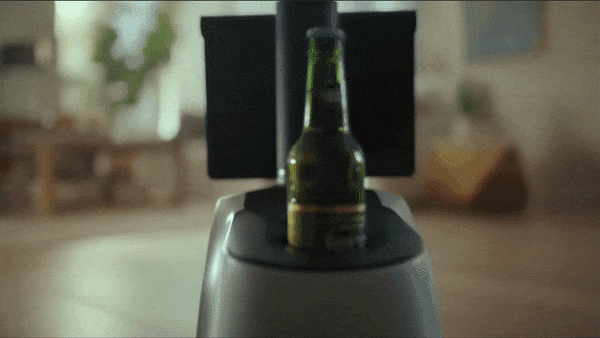 GIF showing Amazon Housold Robot working